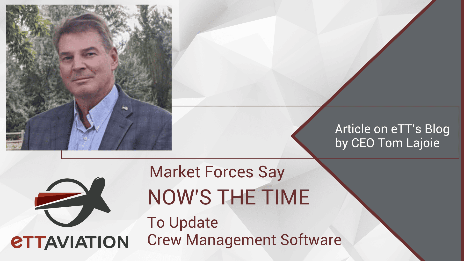 Market Forces Say Now's the Time to Update Your Crew Management Software